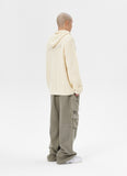 DAGGER MESH HOOD ZIP UP KNIT
