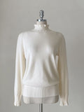 Milte Pearl Frill Half Polar Knit