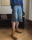 Luffy cut bermuda denim pants