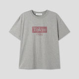 Tokyo Print Crop Short Sleeve T-shirt
