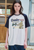 Peaky Rabbit Raglan Short Sleeve Tee