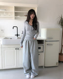 Grainy Wide Training Pants