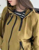 Raven Multi-Zipper Check Jacket