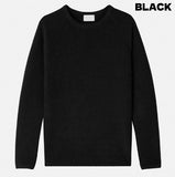Fit Ribbed Muscle Raglan Brushed Long Sleeve Tee