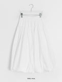 New Hit Shirring Balloon Banding Long Skirt