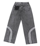 Saint Black Curve Wide Denim