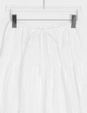 Hariki Stripe Banding Midi Skirt