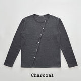 Root Diagonal Button Muscle Fit Cardigan
