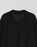 SAINT BLACK KNIT SHIRTS