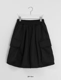 [unisex] Likem Cargo Banding Bermuda Pants