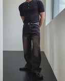 VAFF Flare Teen Washed Denim Pants