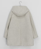 Hisha Quilted Hood Half Coat