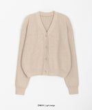 Tilena V-neck crop knit cardigan