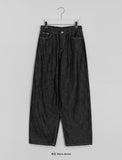 Kyukaton Summer Raw Denim Wide Pants