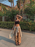 Moana Stopper Pintuck Wide Pants