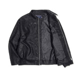 VEGAN LEATHER SINGLE RIDER JACKET