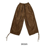 Graph Pintuck Parachute Balloon Pants