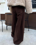 Mea Back Cut Wide Long Pants