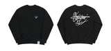 Lettering autograph back logo sweatshirt