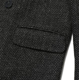 Max wool herringbone double coat