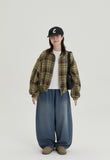[BAONHAUS] Hebon Denim Banding Balloon Wide Pants