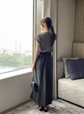 Manique A-line Long Skirt