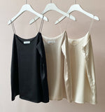 Brussel Satin Sleeveless Blouse