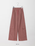 [unisex] Nomesh Pigment Cargo Banding Pants