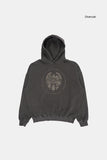 Star circle loose pigment hoodie