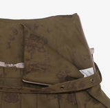 Liman frill belt skirt