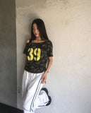 Seukae track two-way banding wide pants