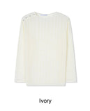 Tene Vintage Shoulder Button T-shirt