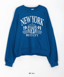 Bex New York Lettering Cotton Sweatshirt