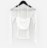 Louver Holter Layered Tee