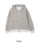 Kimo Stripe Hood Zip-Up
