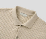 Serif Cable Collar Cardigan