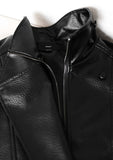 [ EEUN MADE] Biker clip leather jumper