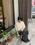 Ryuz Dot Cotton Wide Pants