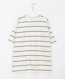 Nildi Stripe Over Short Sleeve Tee