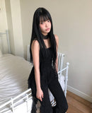 Novella Lace Frill Sleeveless