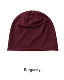 Slouch head wrap slab beanie