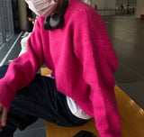 Point wool knit