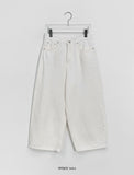 Tante Cotton Bermuda Balloon Wide Pants