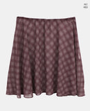 Haen Check Layered Midi Skirt