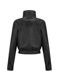 [mnem] Wisp Leather Jacket