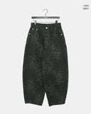 Dahi Leopard Print Balloon Over Fit Long Pants