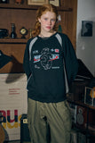 Shooting Bear Raglan Sweatshirt