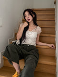 Becca Cargo Bermuda Cotton Pants