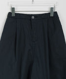 [unisex] Oyuko Banding Pintuck Bermuda Cotton Pants