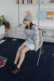 Ribbed short beanie